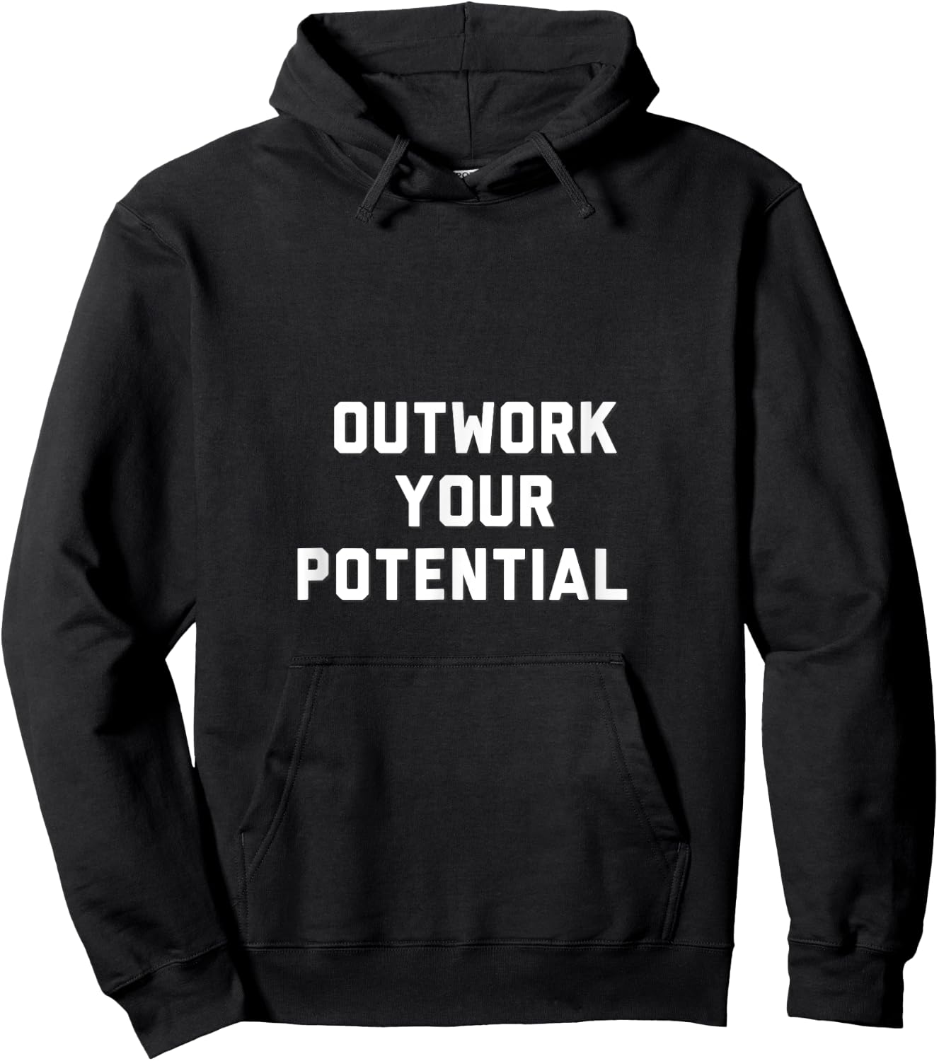 Outwork Your Potential Hoodie - Hoodie | Black