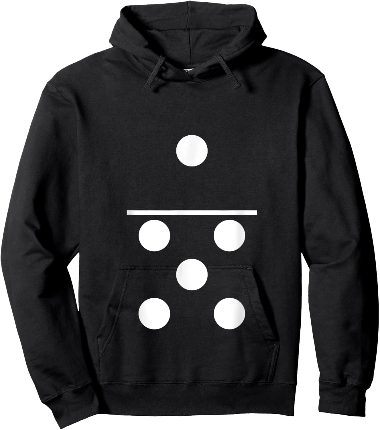 Domino Game 1 5 Matching Halloween Group Costume Hoodie - Hoodie | Black