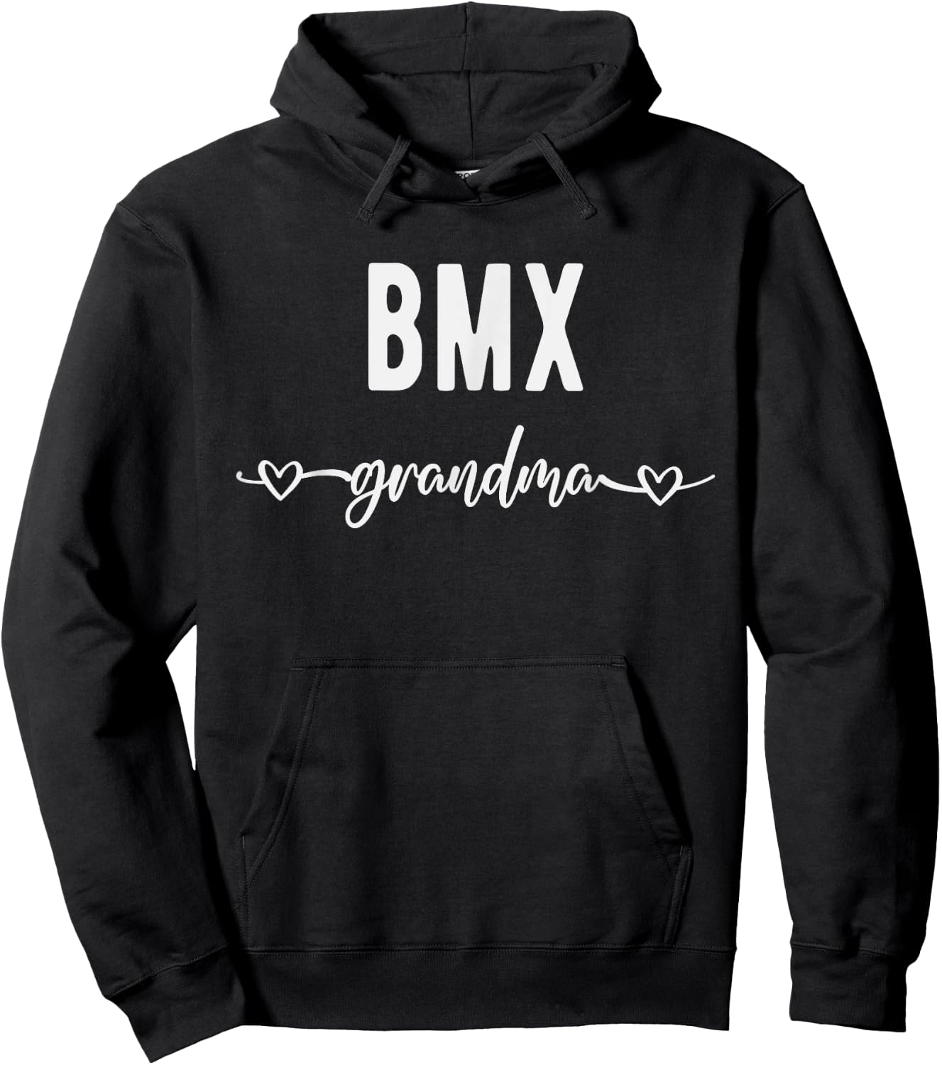 BMX Grandma Funny Cyclist Biker Grandmother Gift Hoodie - Hoodie | Black