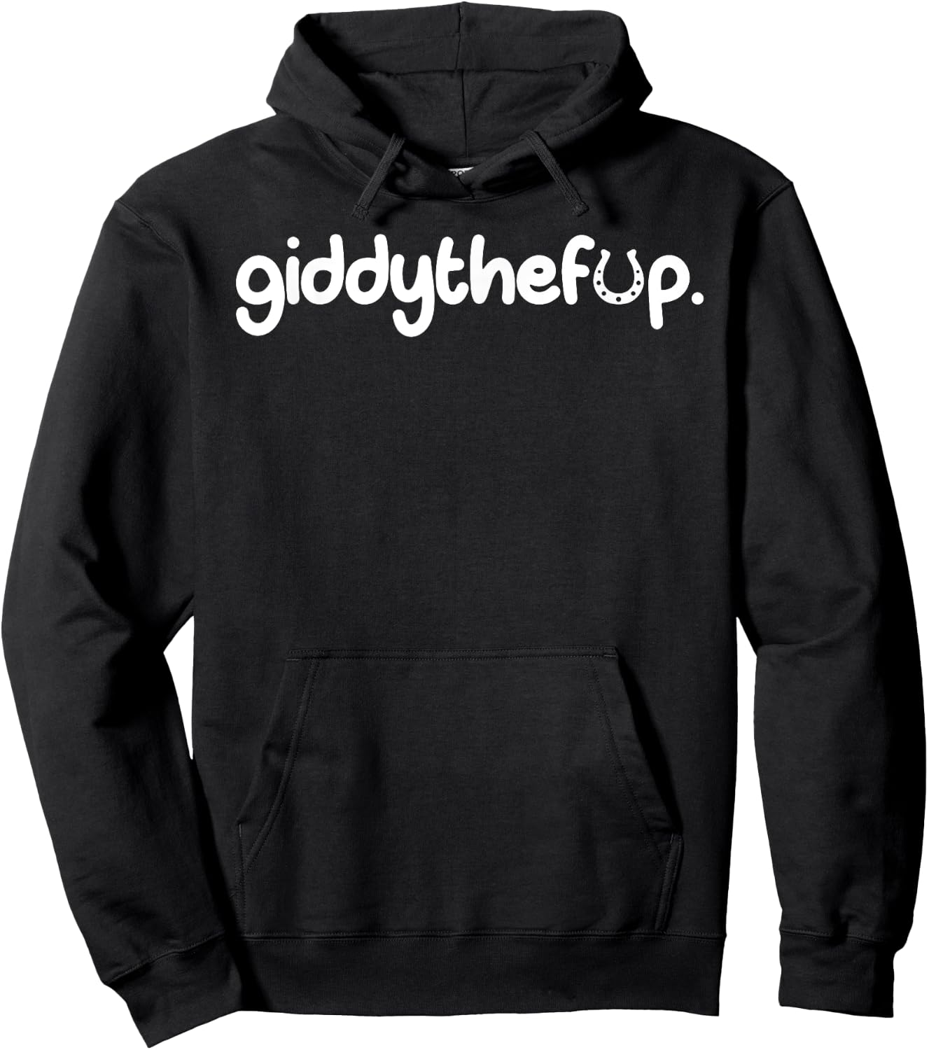 Giddy The F Up Hoodie - Hoodie | Black