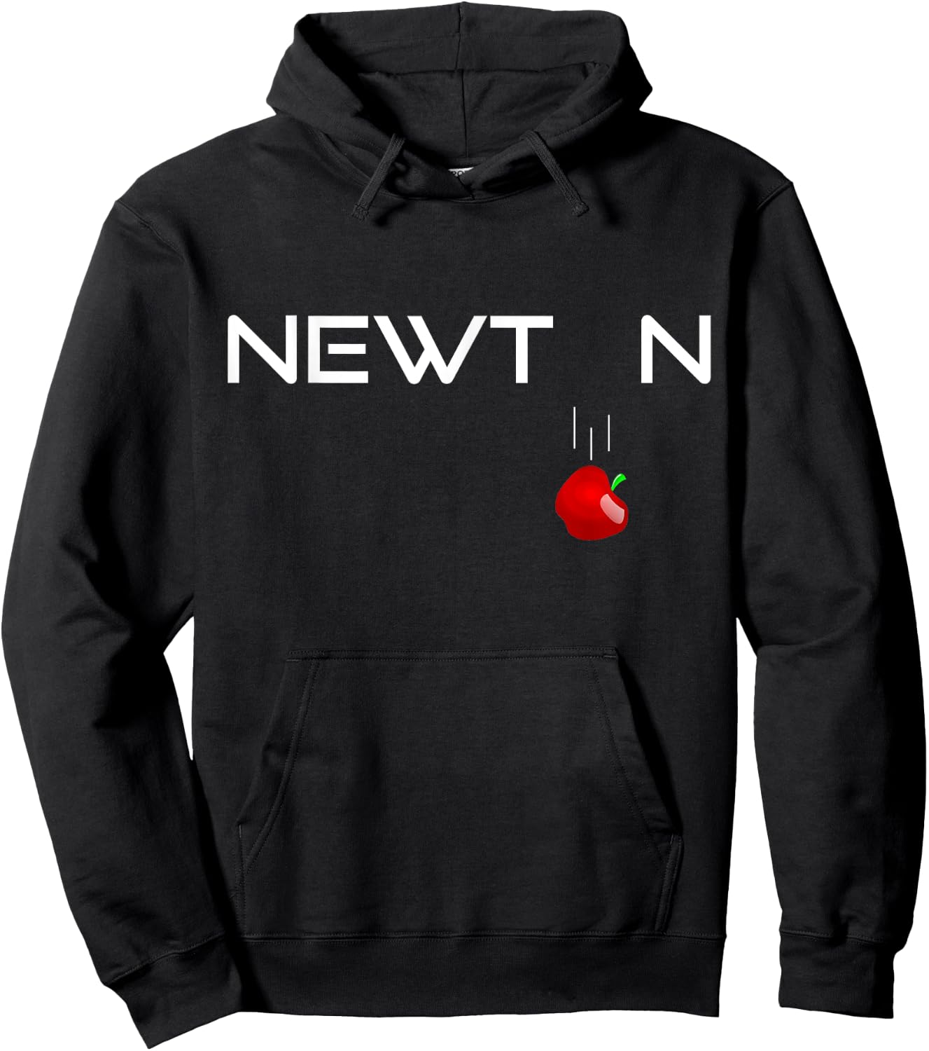 Isaac Newton, Physicist, Mathematician, Gravity Apple Art Hoodie - Hoodie | Black