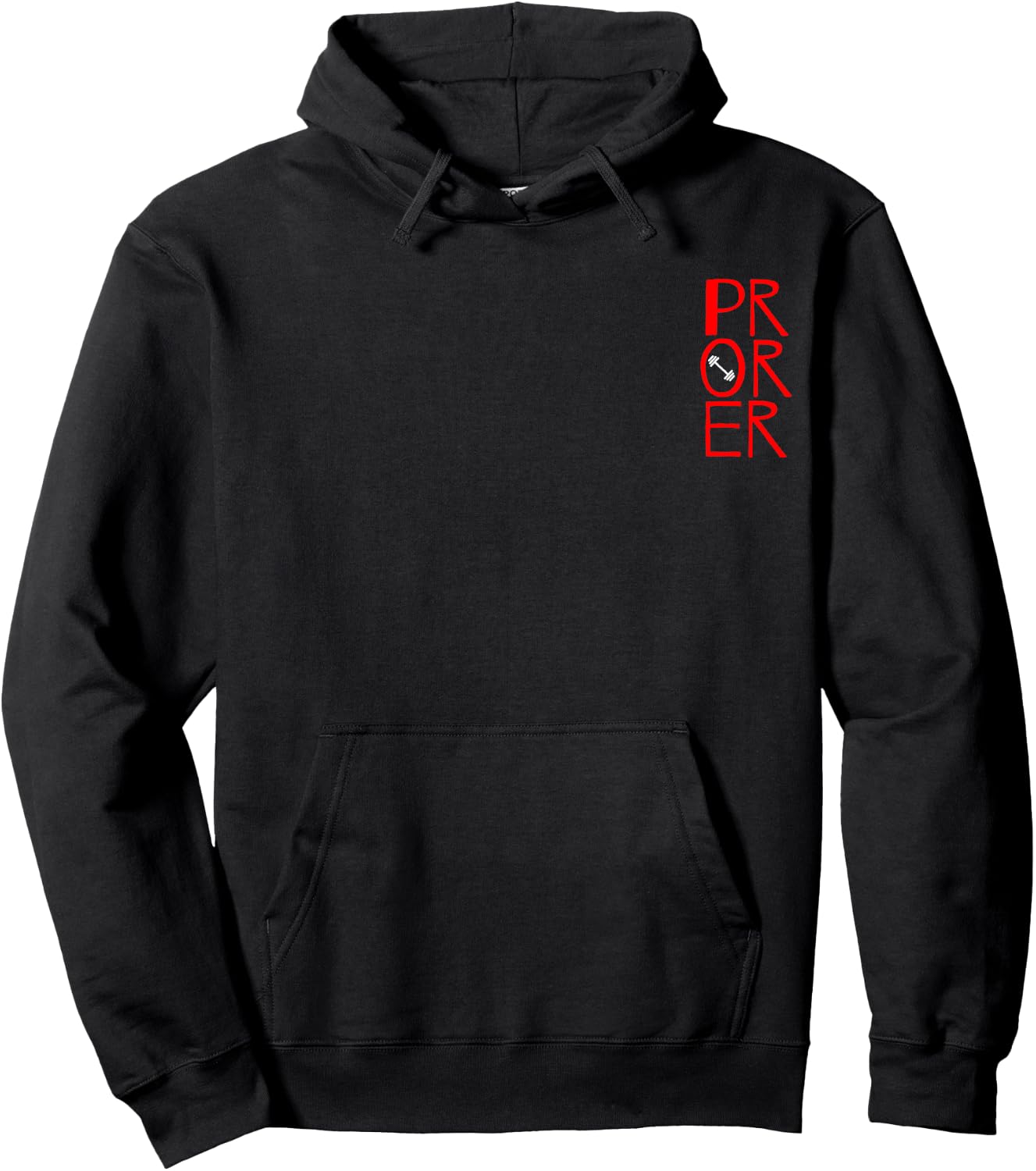 PR Or Er Weightlifting Bodybuilding Gym Weightlifting Hoodie - Hoodie | Black