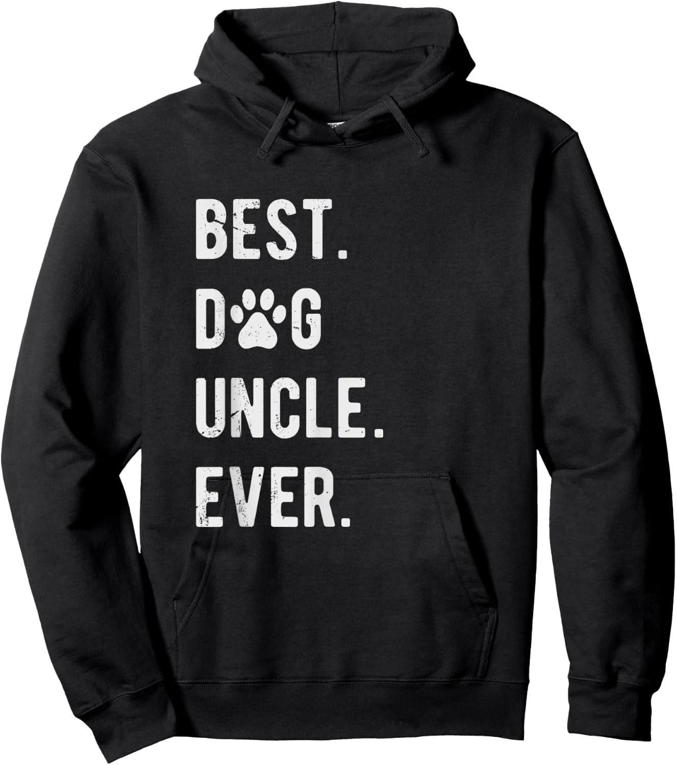 Best Dog Uncle Ever Funny Dog Uncle Gift Dog Uncle Hoodie - Hoodie | Black