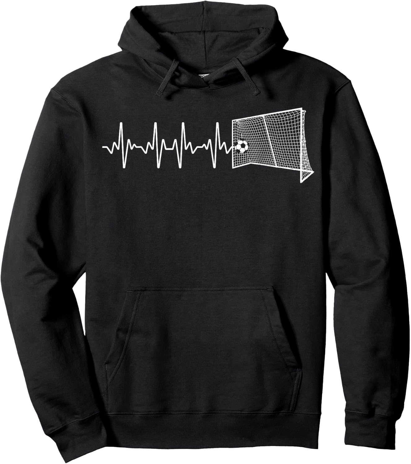 Cool Soccer Art Women Soccer Lover Goalie Football Hoodie - Hoodie | Black