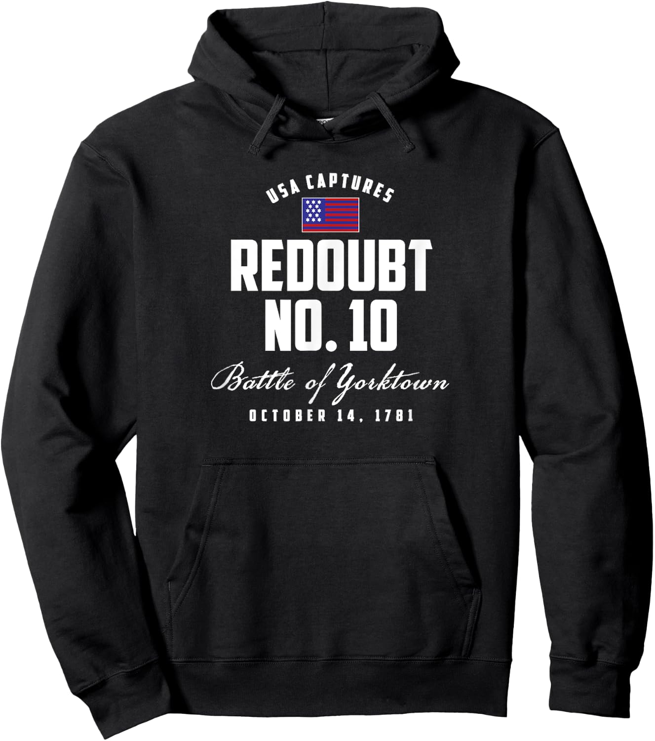 USA Captures Redoubt Number 10 Hoodie - Hoodie | Black