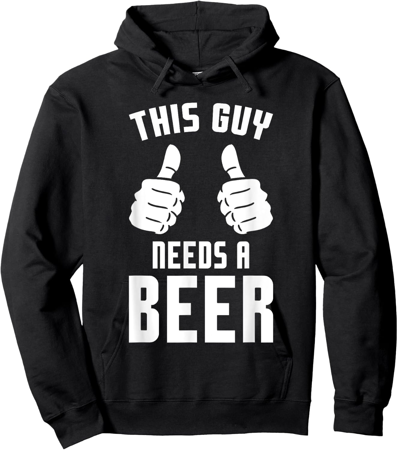 Oktoberfest Funny Guy Needs A Beer Alcohol Drinking Brewery Hoodie - Hoodie | Black