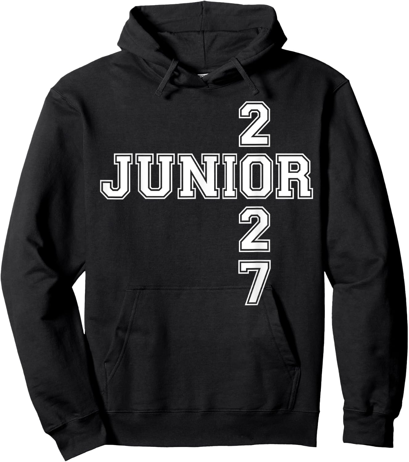 Junior 2027 Class High School Student College Hoodie - Hoodie | Black