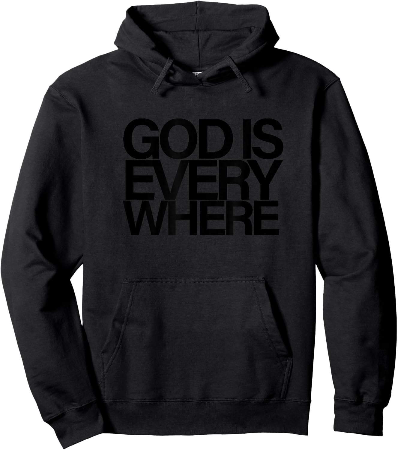 God Is Everywhere Spiritual Divine Eternal Faith Belief 2 Hoodie - Hoodie | Black
