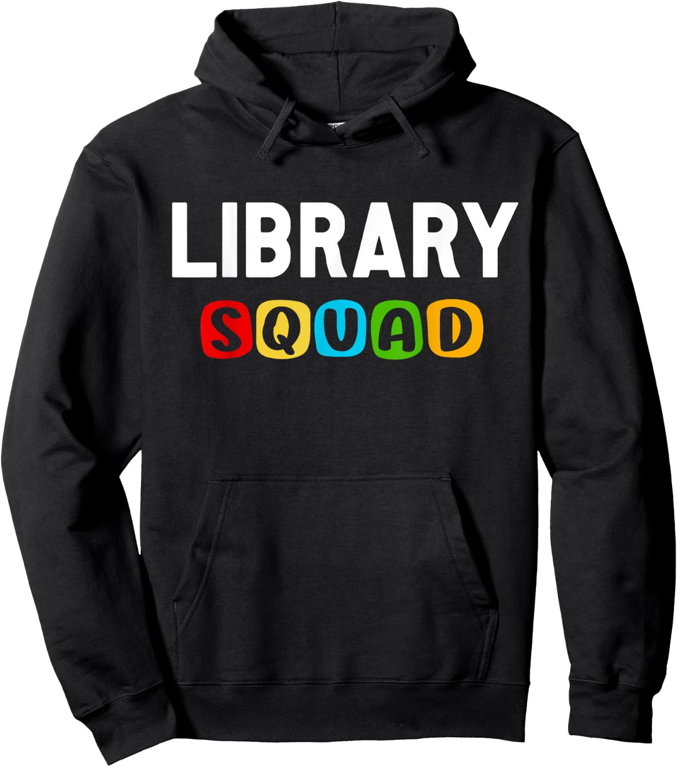 Library Squad Design for Library Volunteer Hoodie - Hoodie | Black