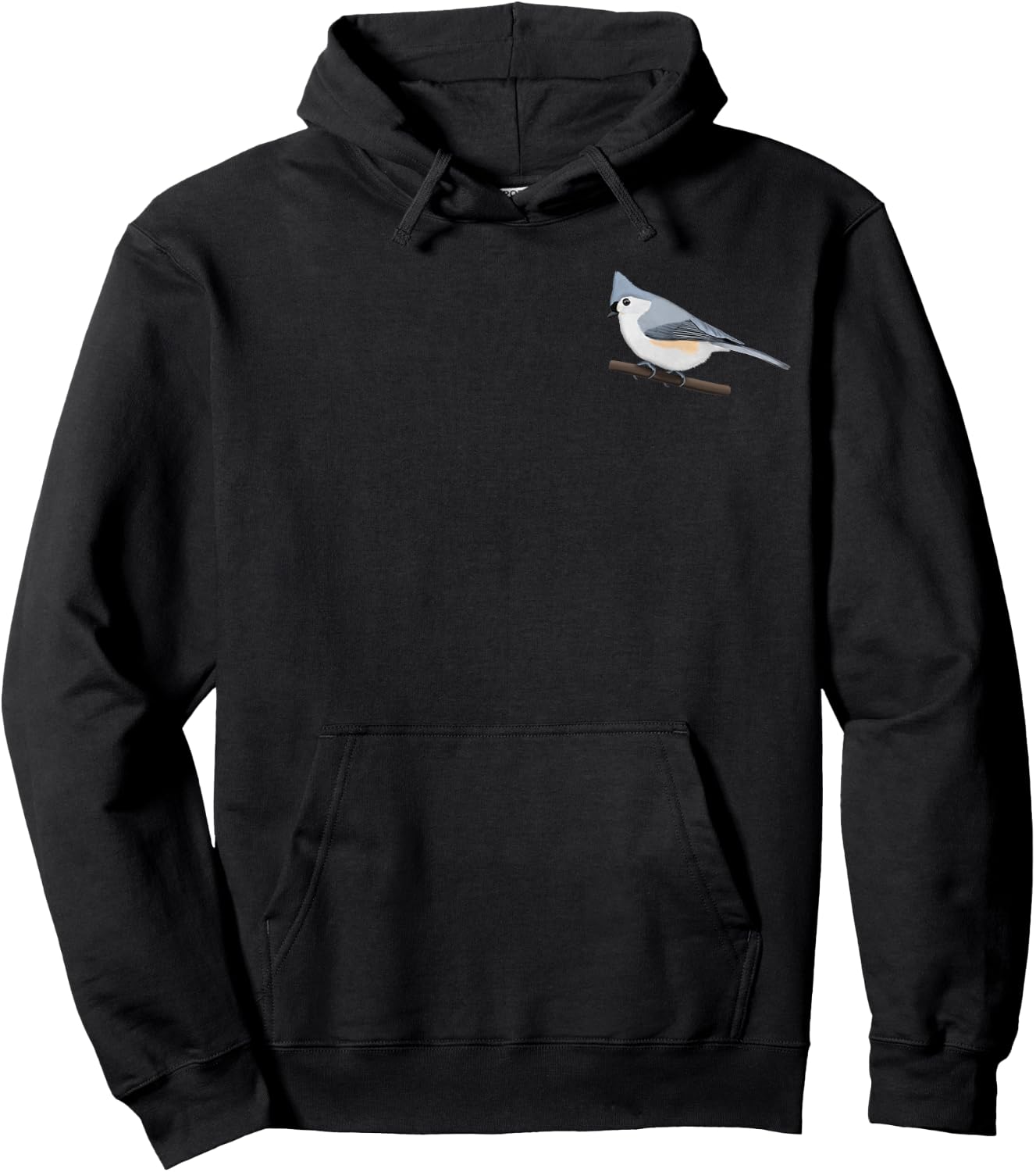 Tufted Titmouse Bird Birdlover Birdwatcher Animal Biologist Hoodie - Hoodie | Black