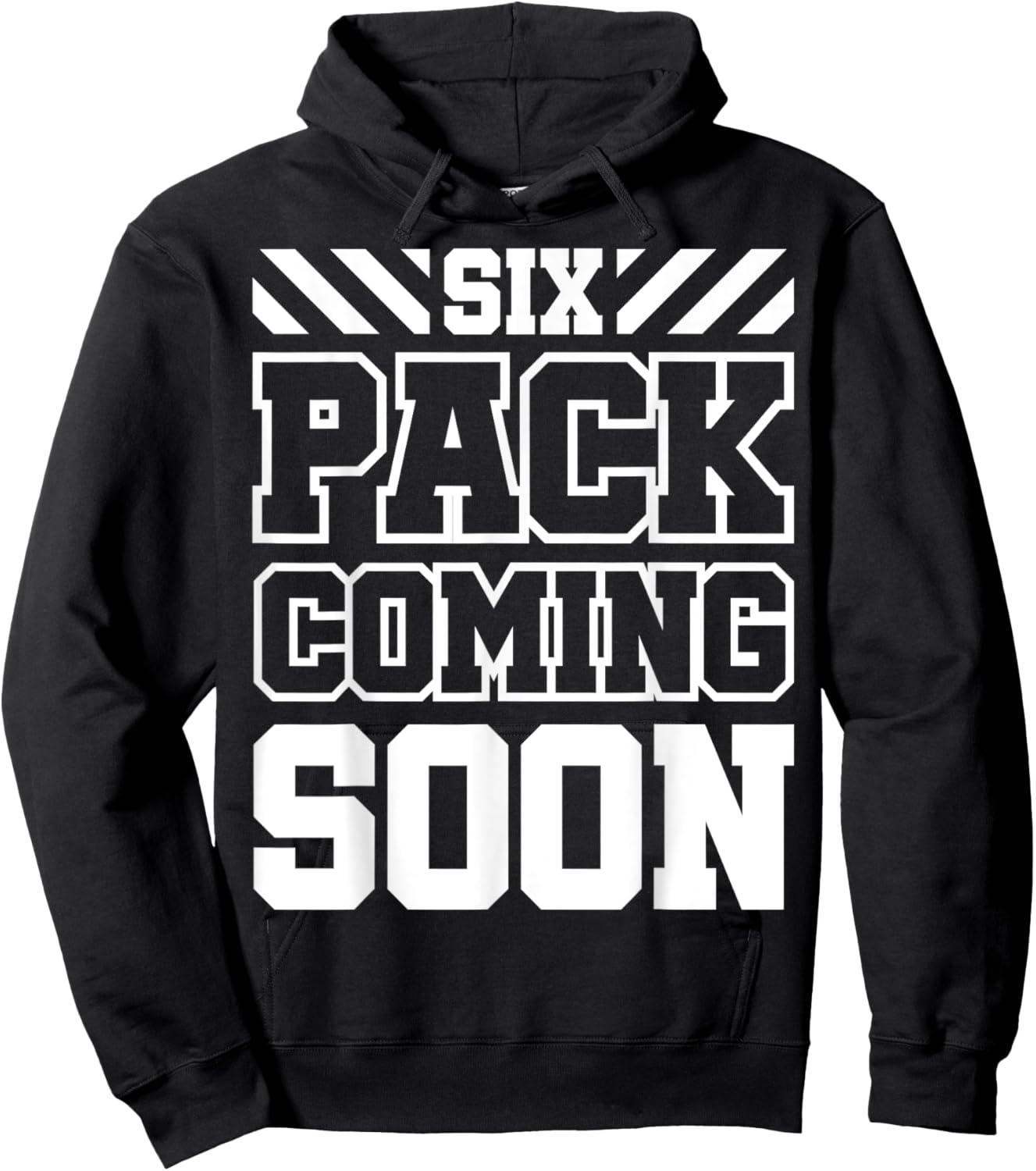 Six Pack Coming Soon Hoodie - Hoodie | Black