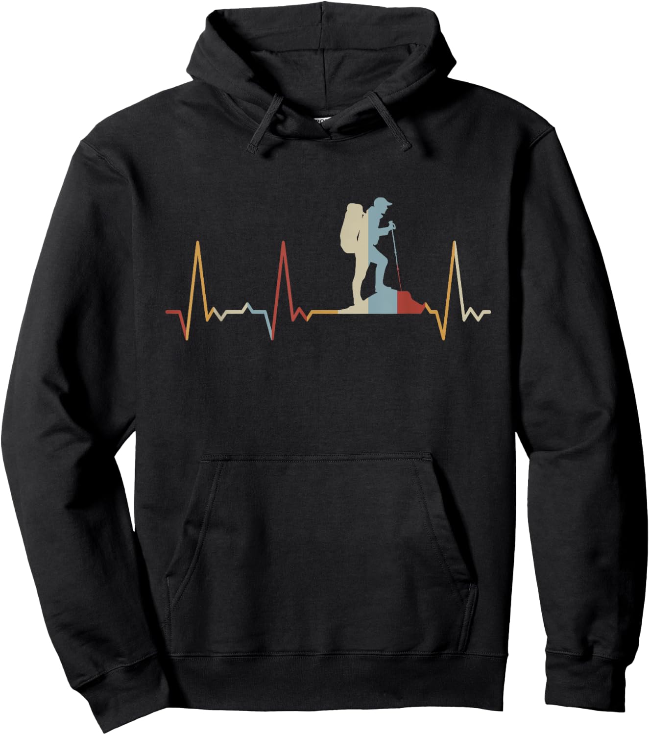 Heartbeat Hiking Hoodie - Hoodie | Black