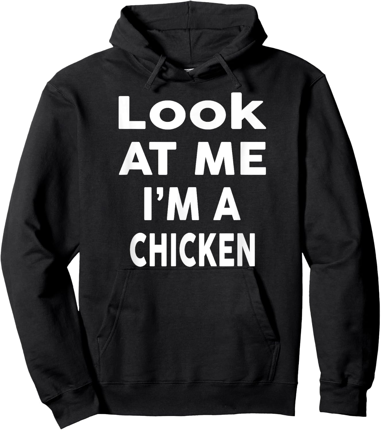 Look at Me I'm A CHICKEN Design Halloween Costume Design Hoodie - Hoodie | Black