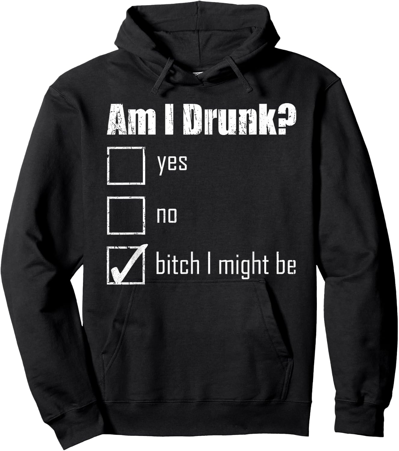 Drinking Drunk Bachelorette Am I Drunk Beer Bride Costume Hoodie - Hoodie | Black