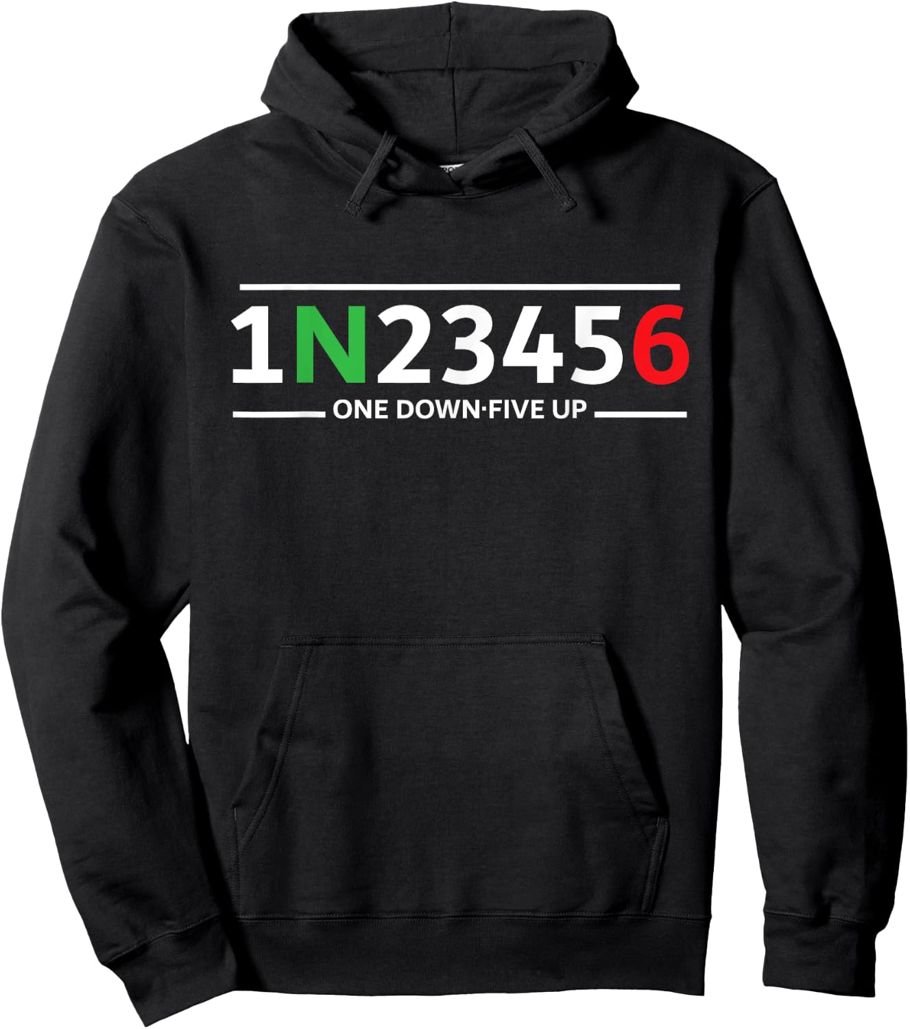 Motorcycle Shift Funny Biker Motorcyclist One Down Five Up Hoodie - Hoodie | Black