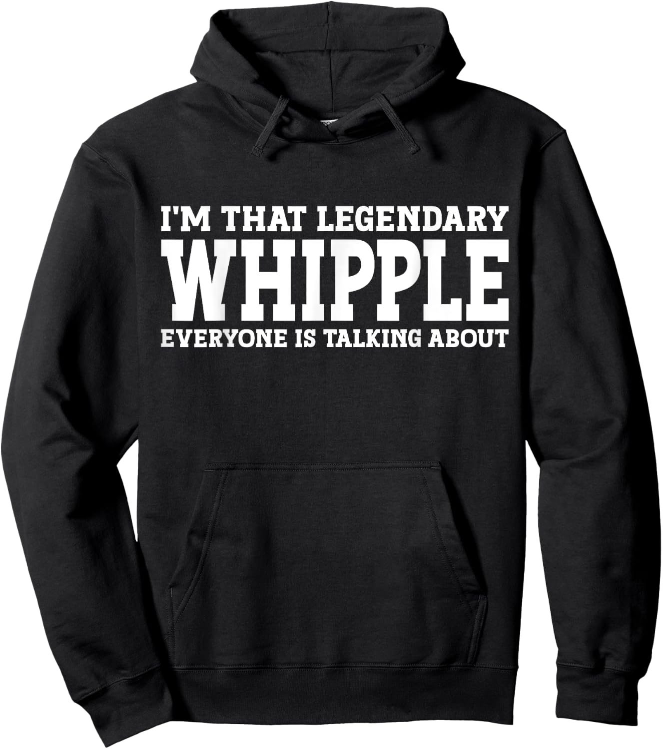 Whipple Surname Funny Team Family Last Name Whipple Hoodie - Hoodie | Black