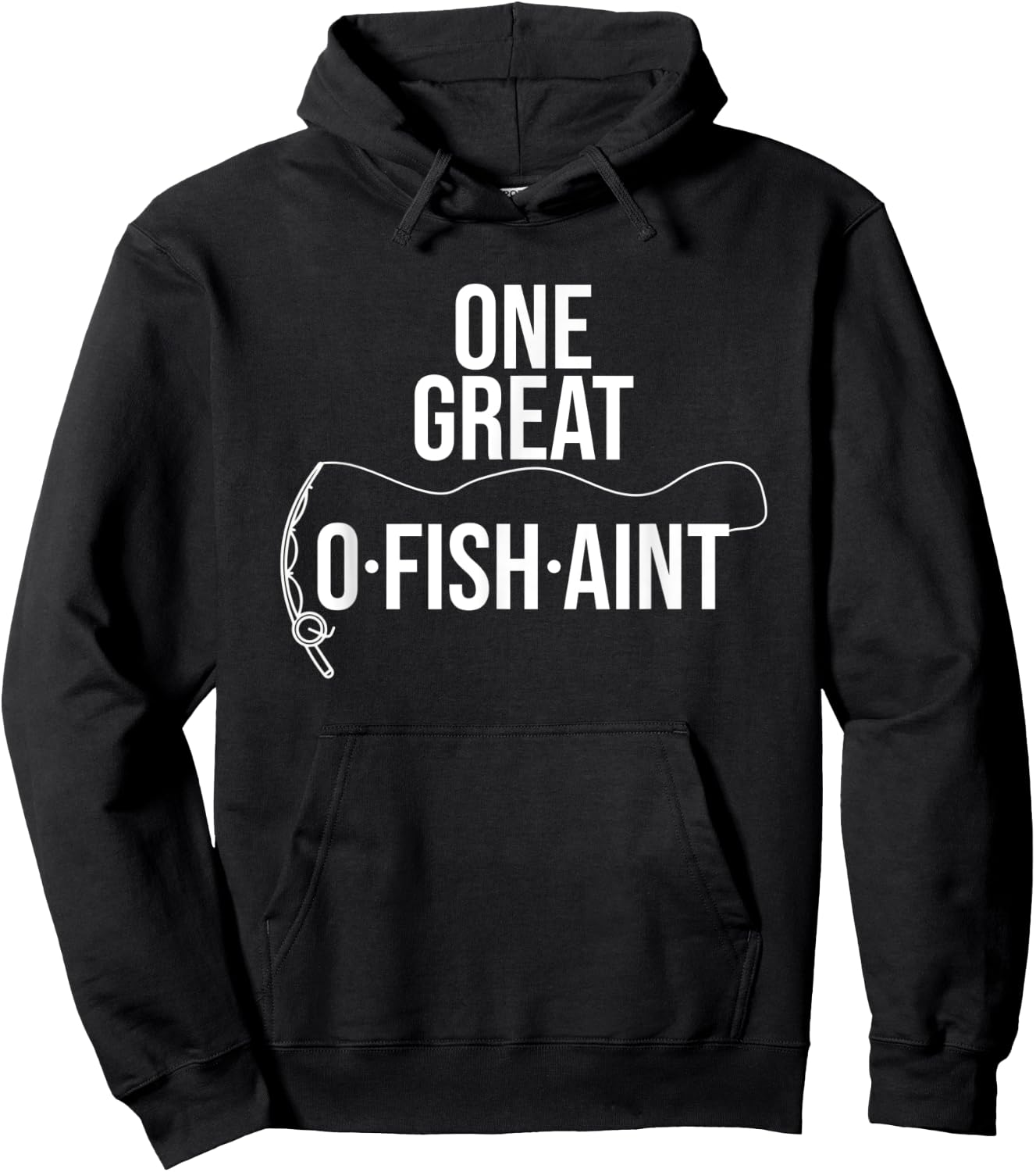 One Great O-Fish-iant Fishing Lover Wedding Officiant Hoodie - Hoodie | Black