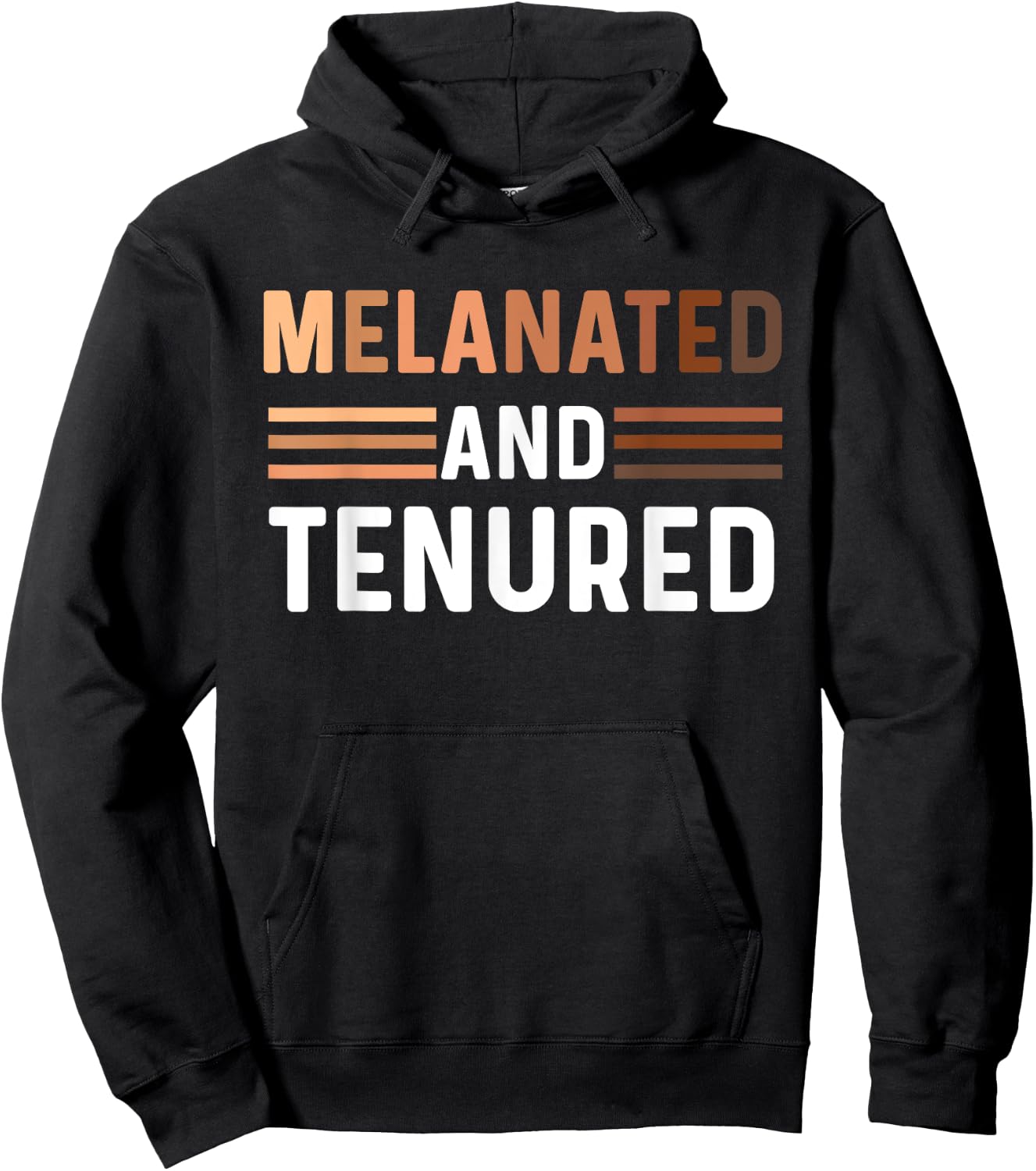 Melanated Tenured Black Teacher Educator College Professor Women Hoodie - Hoodie | Black