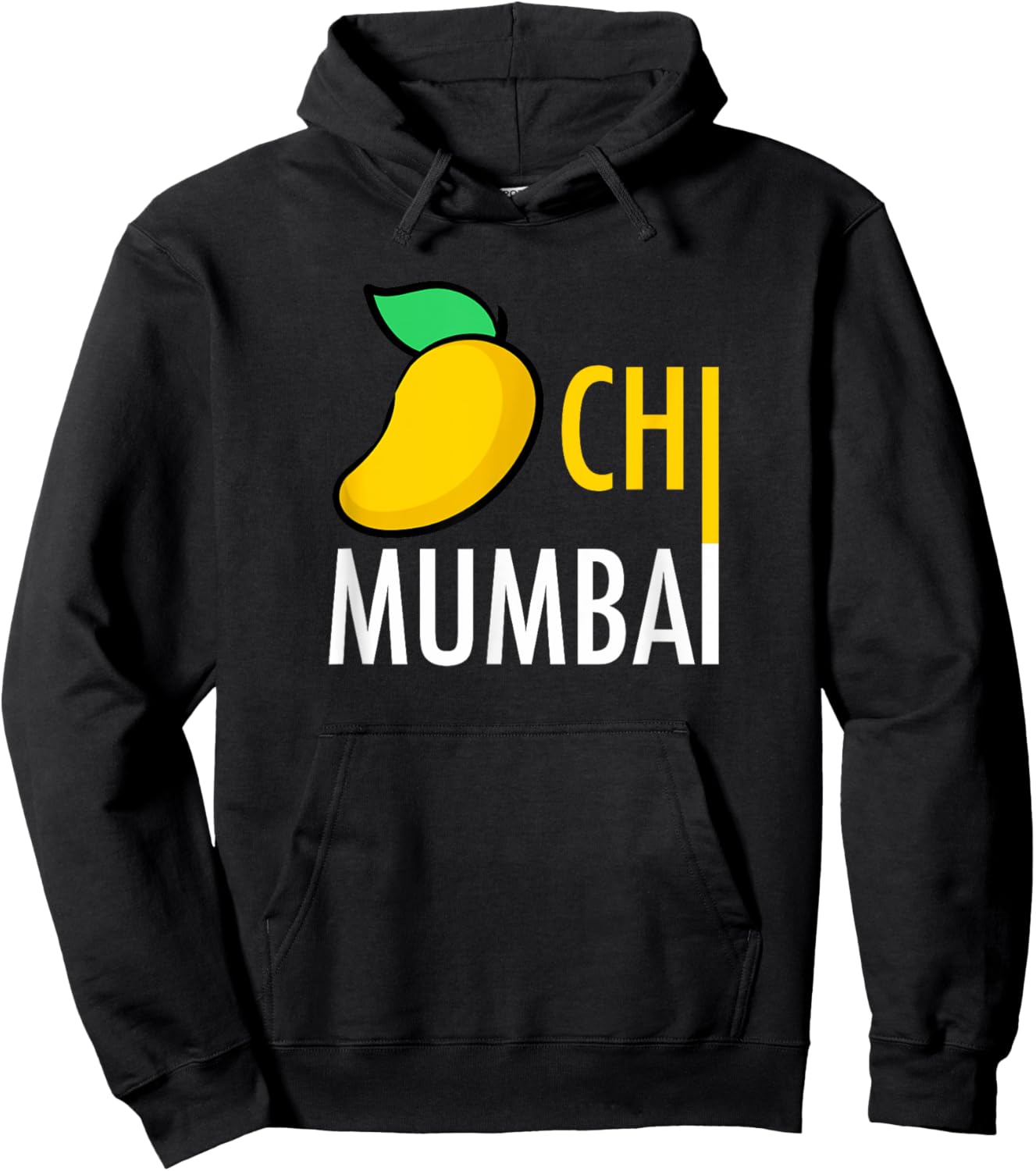 Aamchi Mumbai Marathi Maharashtra Mango Travel India Hoodie - Hoodie | Black