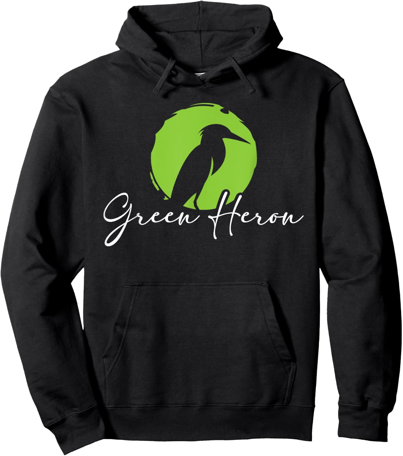 Green Heron - Bird Watching Birder Bird Watcher Hoodie - Hoodie | Black