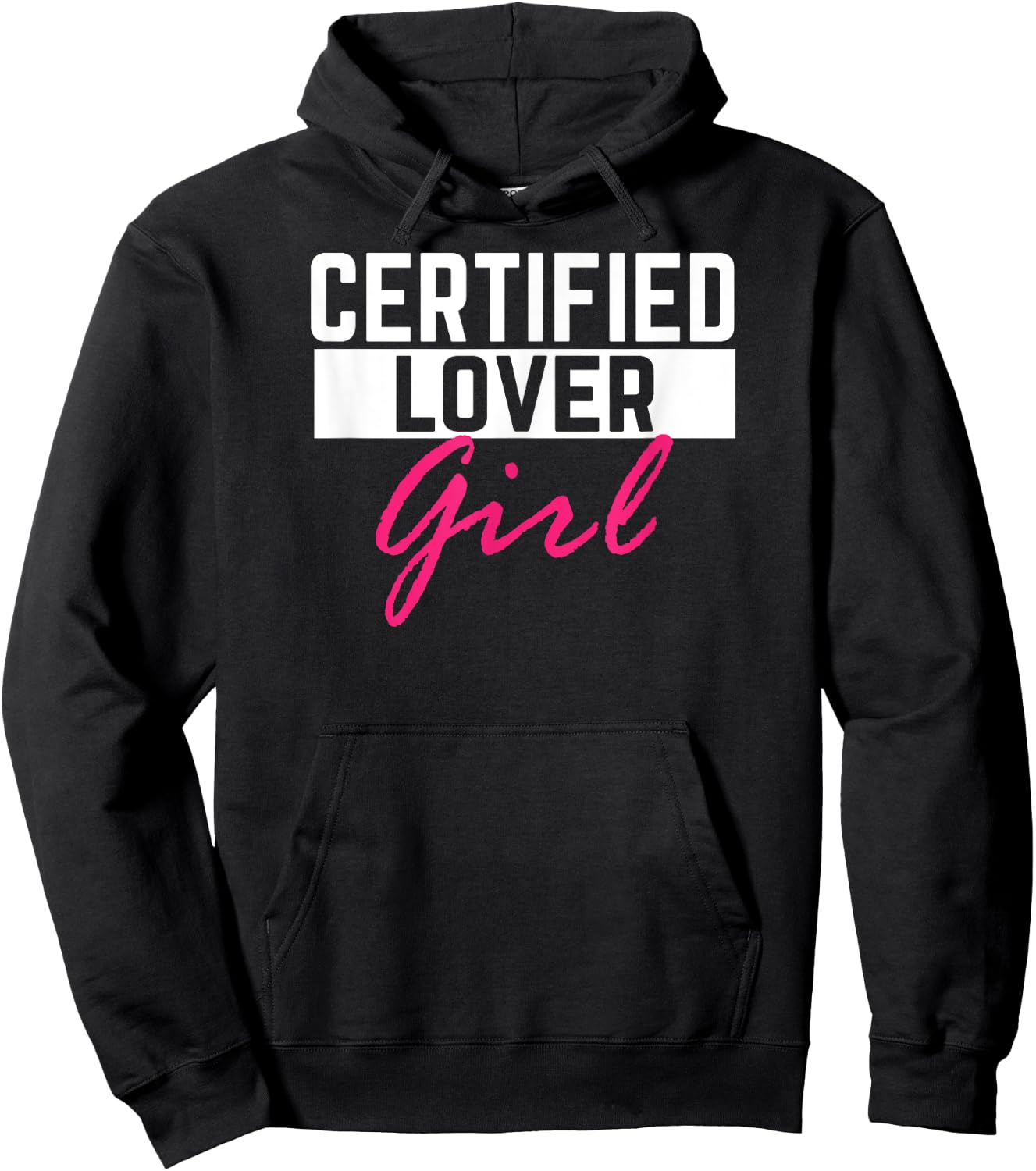 Certified Lover Girl - Fitness Gym Lover Yoga Girl Hoodie - Hoodie | Black