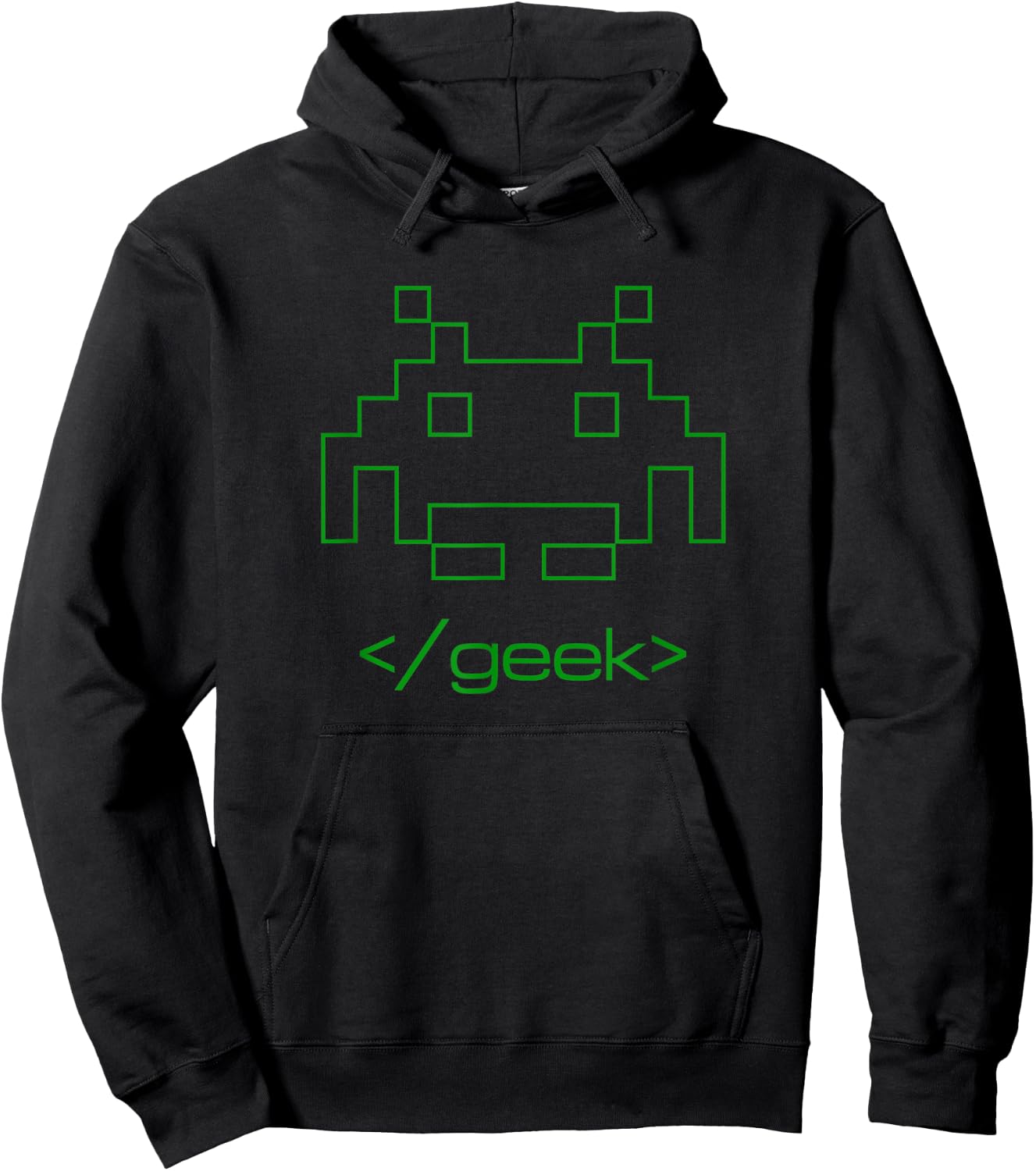 80s Arcade Game Space Alien Invaders Retro Gamer Hoodie - Hoodie | Black