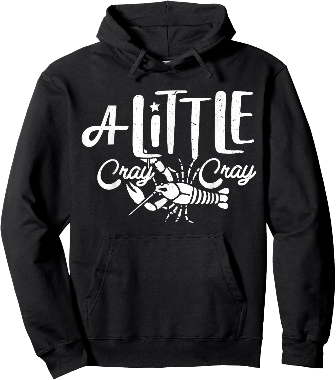 Crawfish Boil Shirt A Little Cray Crayfish Boils Women Kids Hoodie - Hoodie | Black
