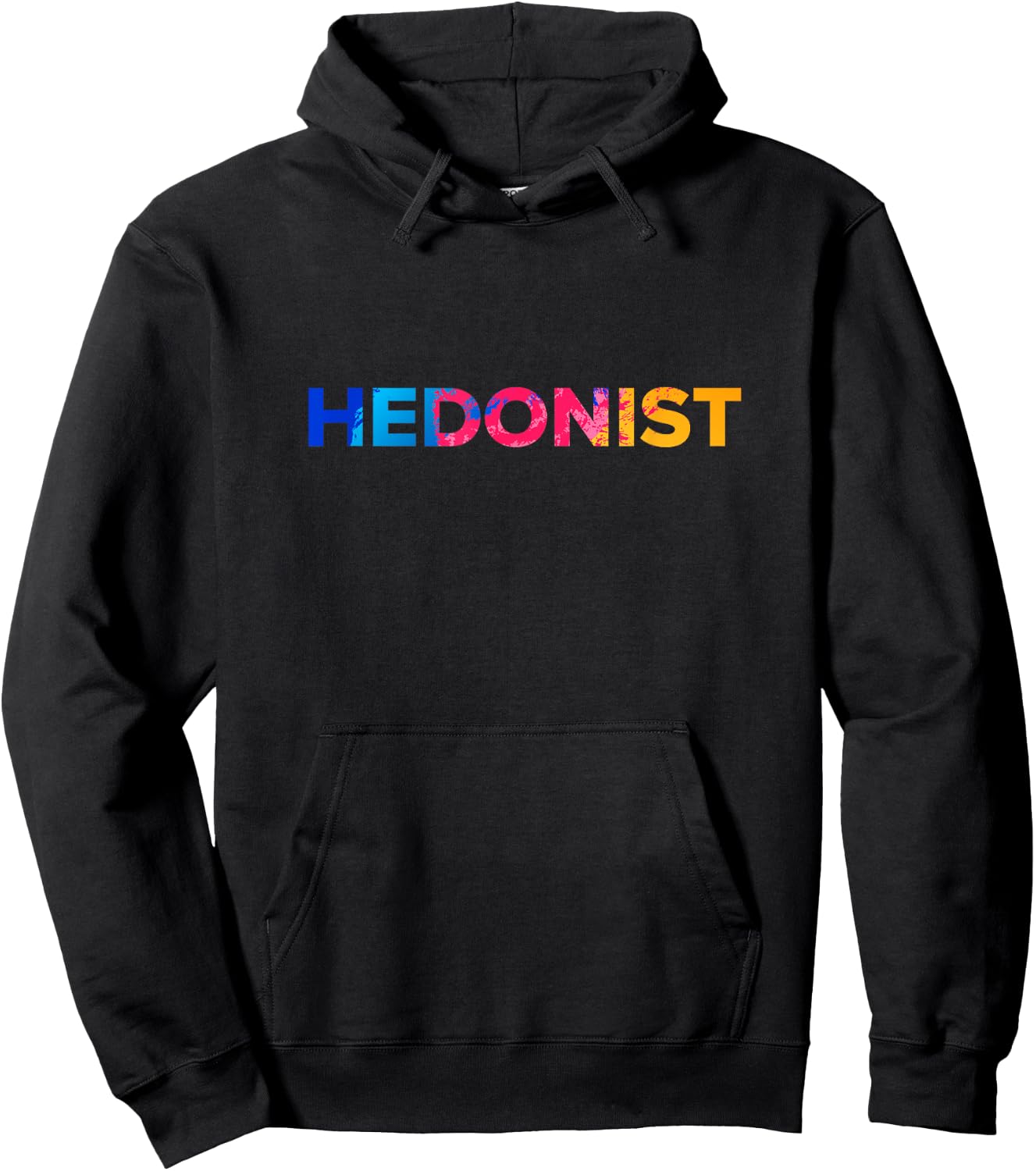 Hedonist Multicolor Hoodie - Hoodie | Black
