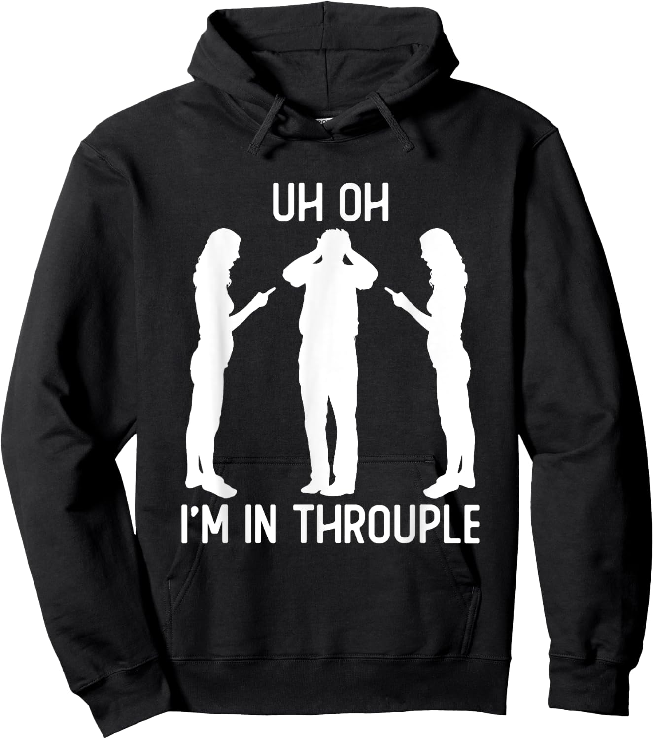 Polyamory Throuple Relationship Poly Pride Funny Polyamorous Hoodie - Hoodie | Black