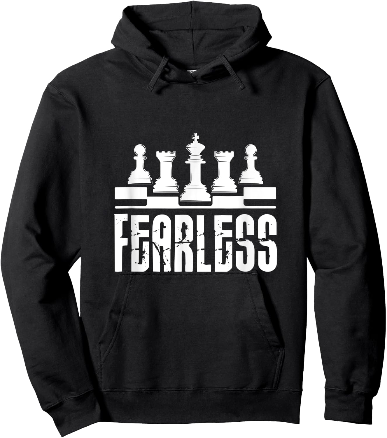 Fearless Chessman Chess Player Master Grandmaster Hoodie - Hoodie | Black