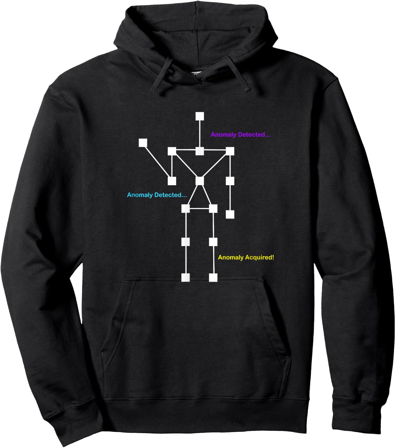 Anomaly Detected Anomaly Acquired - ghost detectors Hoodie - Hoodie | Black