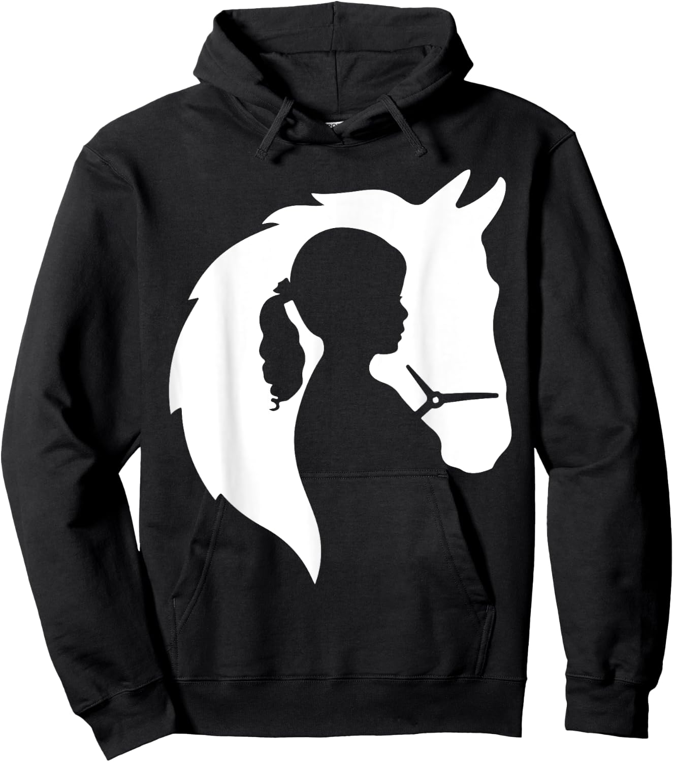 Horse Girl Equestrian Gifts Teenager Kids Horseback Rider Hoodie - Hoodie | Black