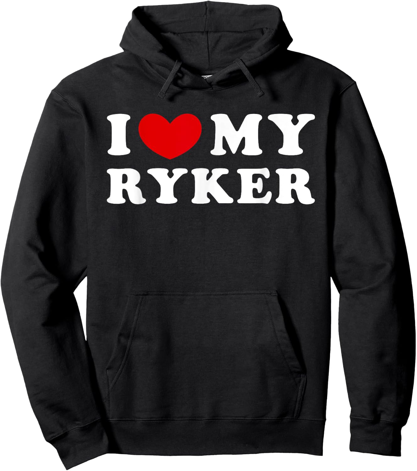 I Love My Ryker, I Heart My Ryker Hoodie - Hoodie | Black
