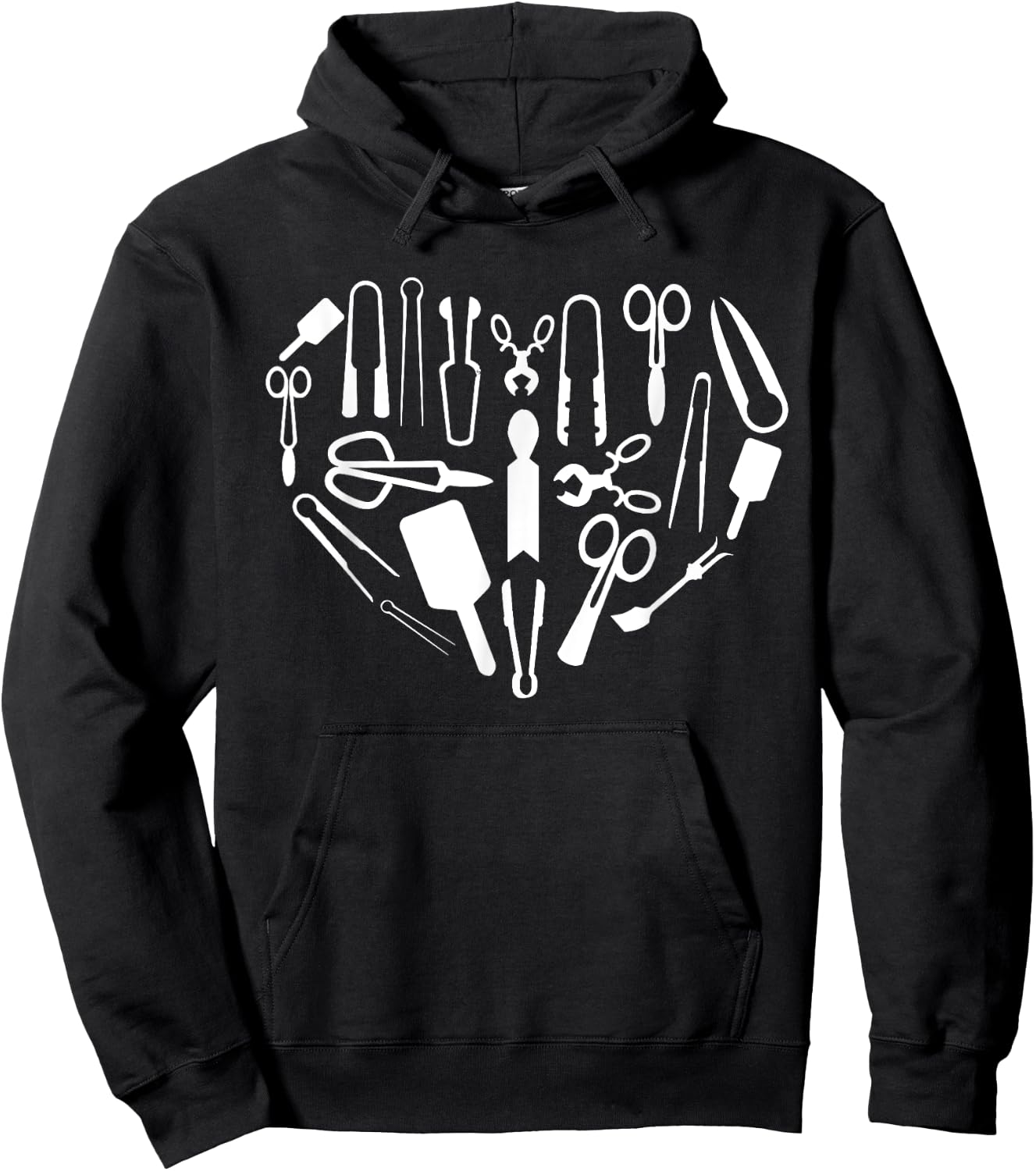 Cool Glassblowing Women Glassblower Glass Tool Heart Hoodie - Hoodie | Black