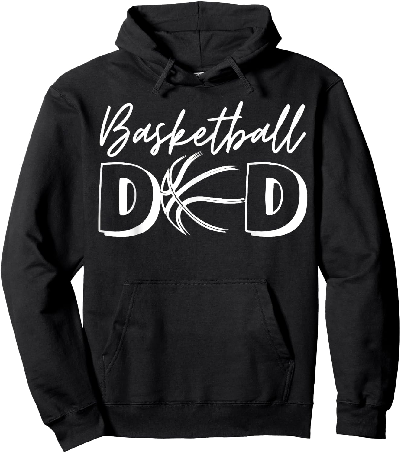 Basketball Dad Family Matching Funny Basketball Dad Hoodie - Hoodie | Black