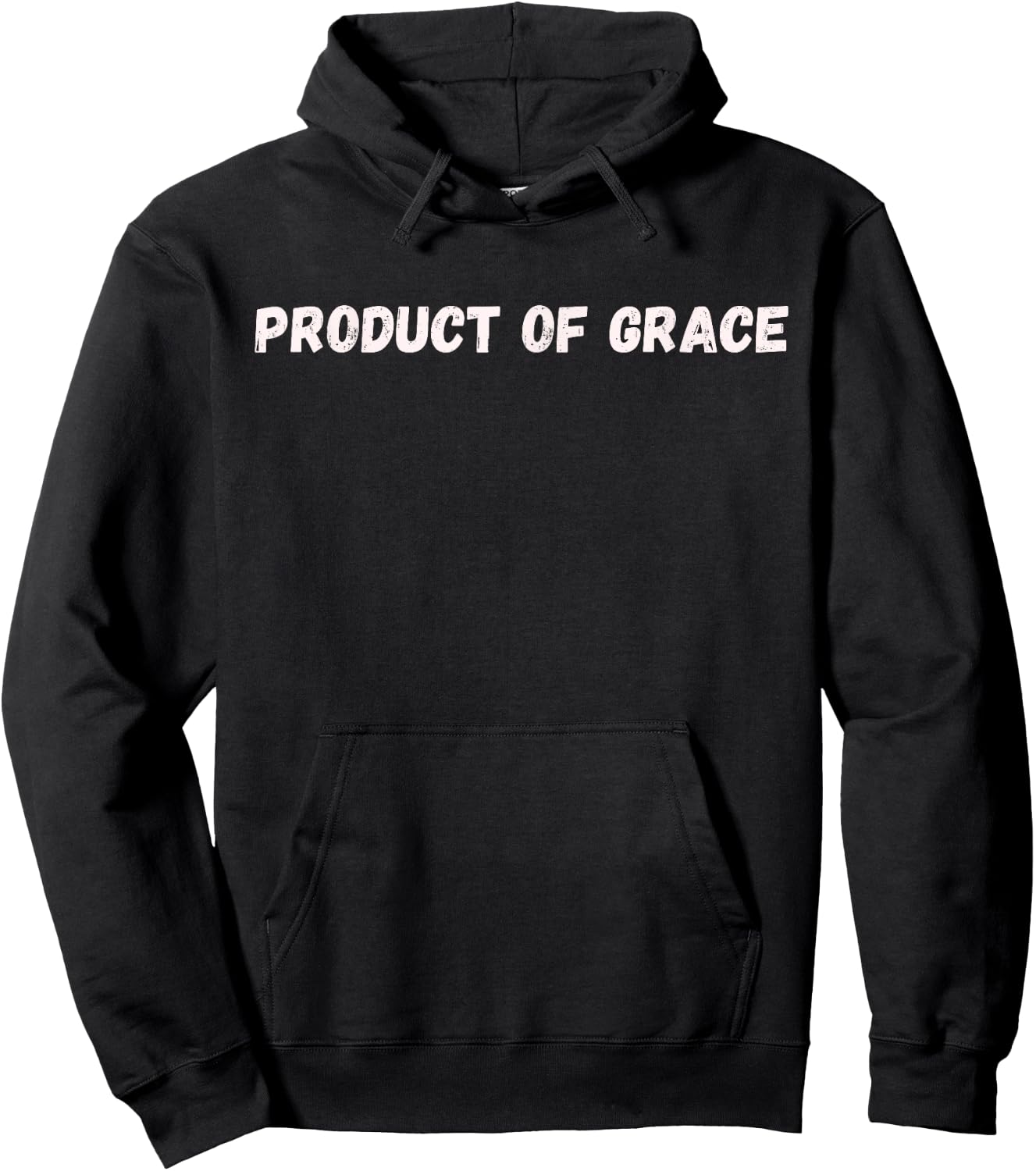 Product of Grace Christian Hoodie - Hoodie | Black