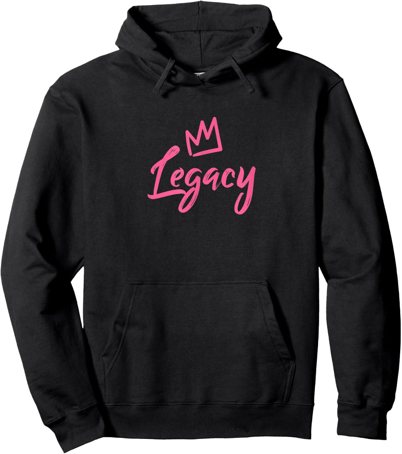 Legacy the Queen / Pink Crown & Name Called Legacy Hoodie - Hoodie | Black