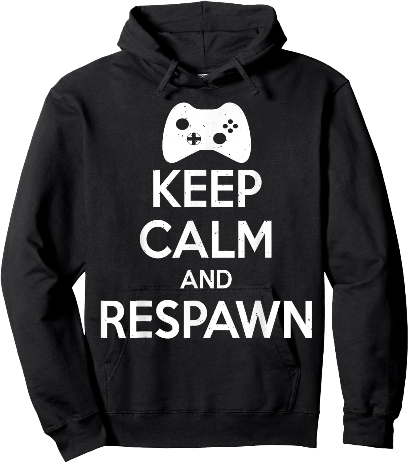 Keep Calm And Respawn - Funny Gamer Hoodie - Hoodie | Black