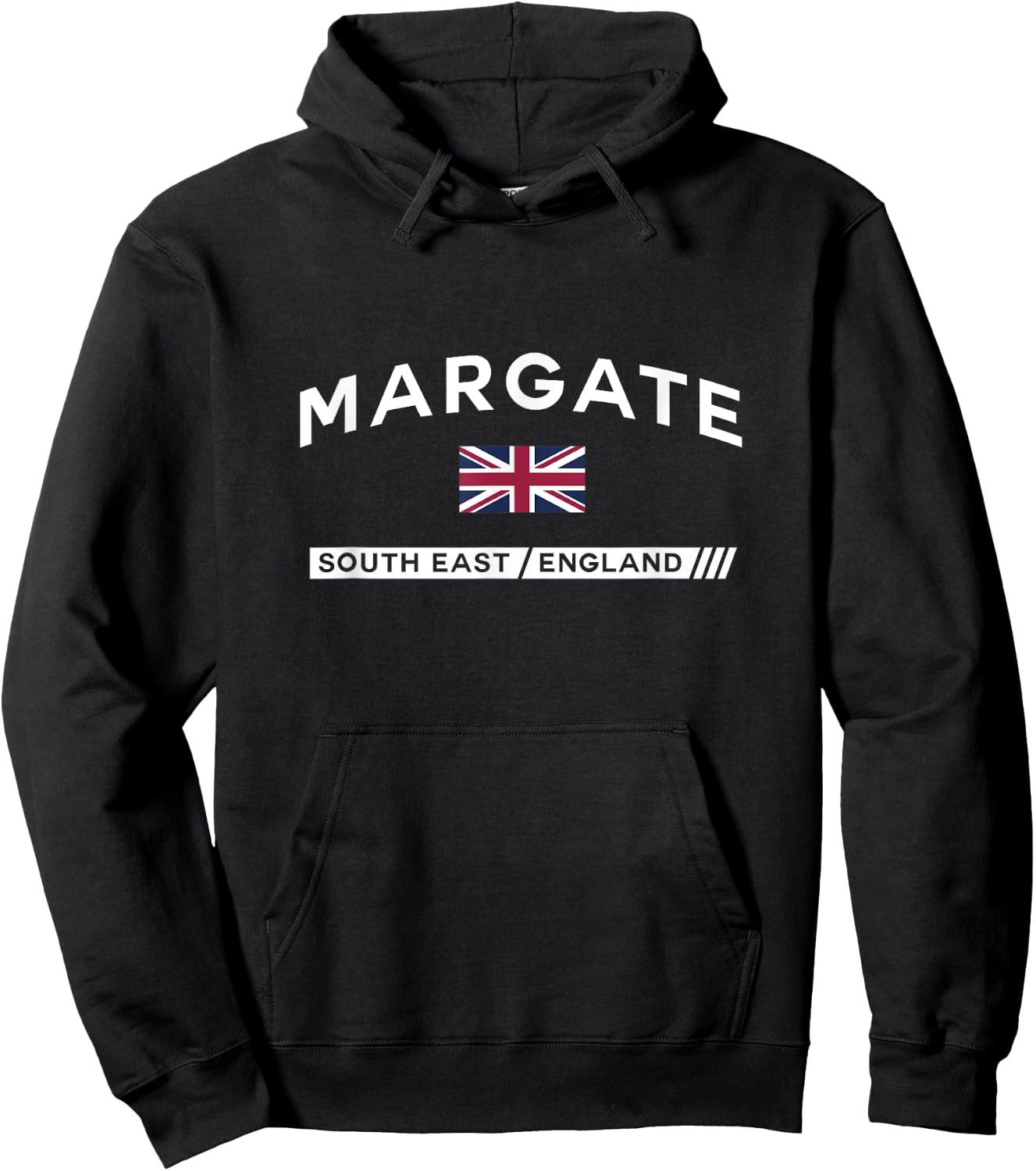 Margate, Kent, South East, England UK Hoodie - Hoodie | Black