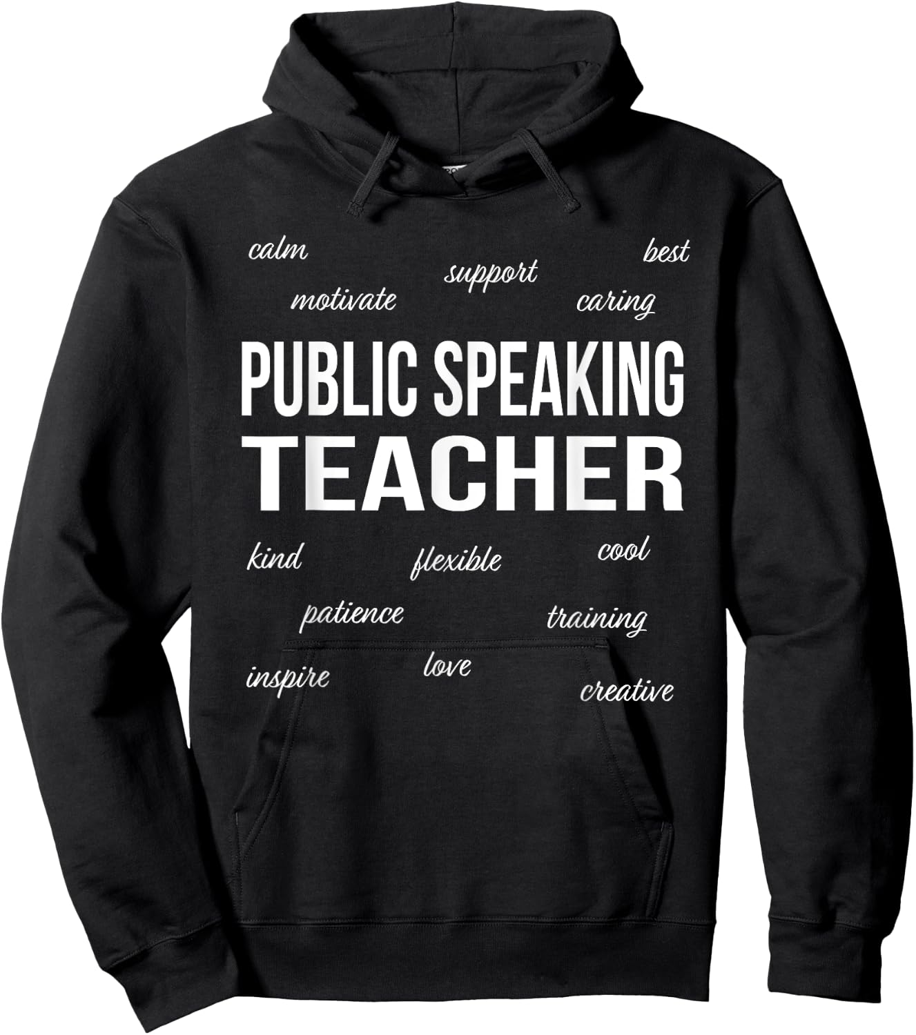 Public Speaking Teacher Appreciation Funny Gift Women Hoodie - Hoodie | Black