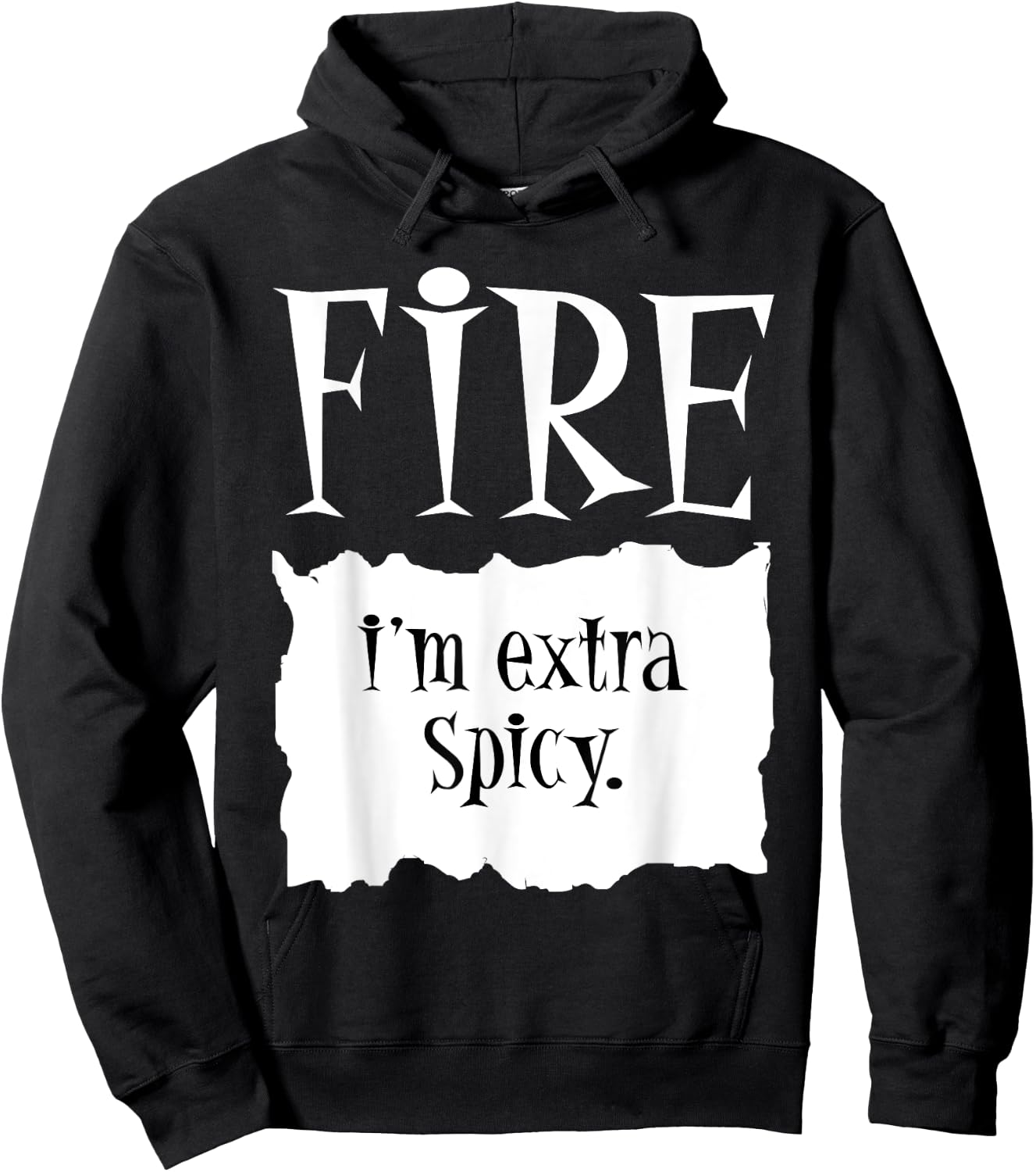 FIRE - Hot Packet Halloween Taco Costume DIY Halloween Hoodie - Hoodie | Black