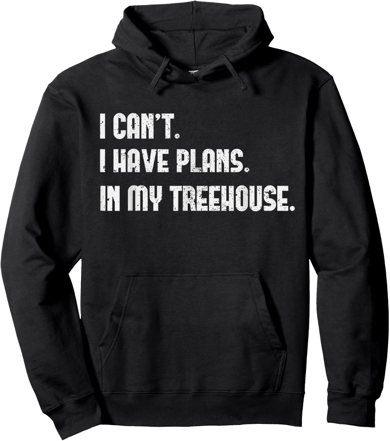 Funny Treehouse Lover Kids Girls Boys Outdoor Nature Hoodie - Hoodie | Black
