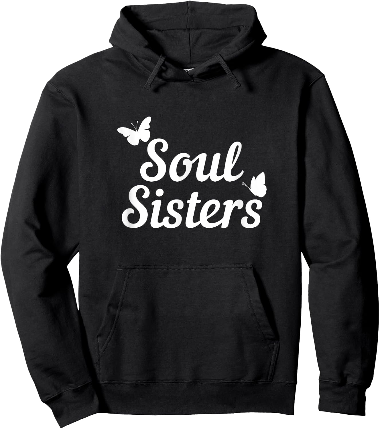 Siblings Lifestyle Kids Butterfly Print , Black, Small Hoodie - Hoodie | Black