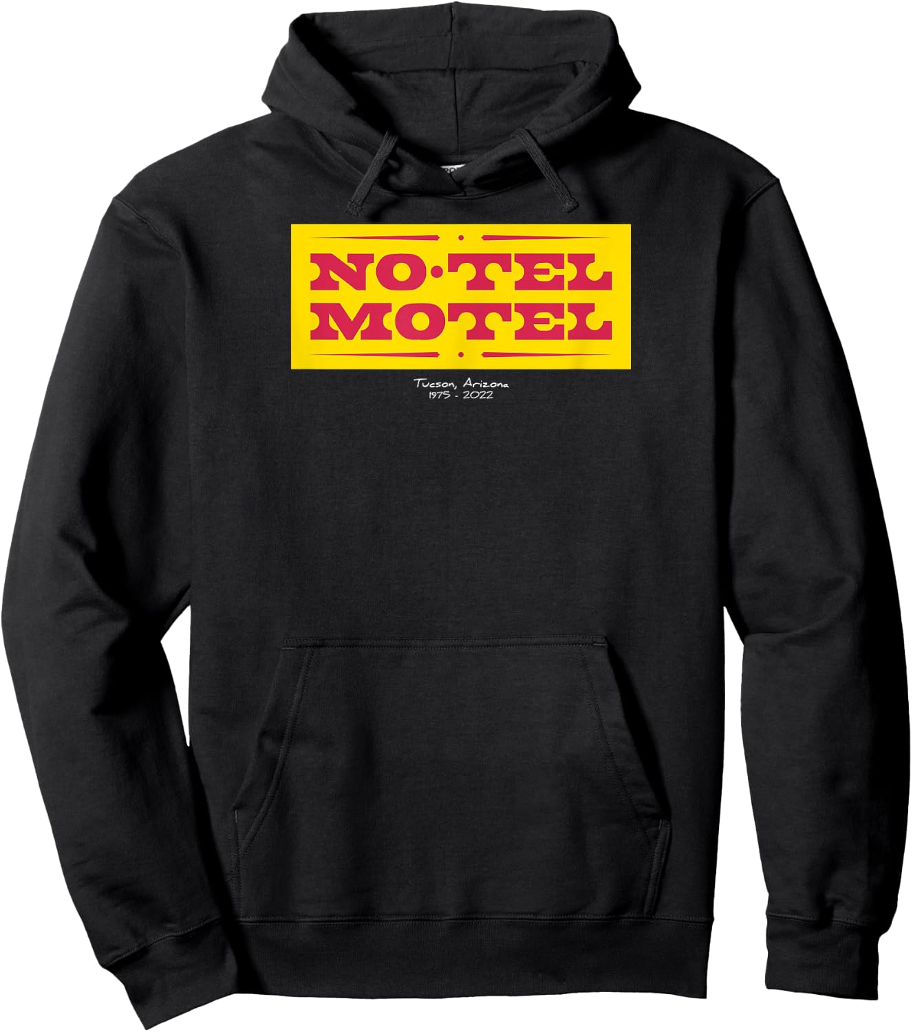 No-Tel Motel - Tucson, AZ Hoodie - Hoodie | Black