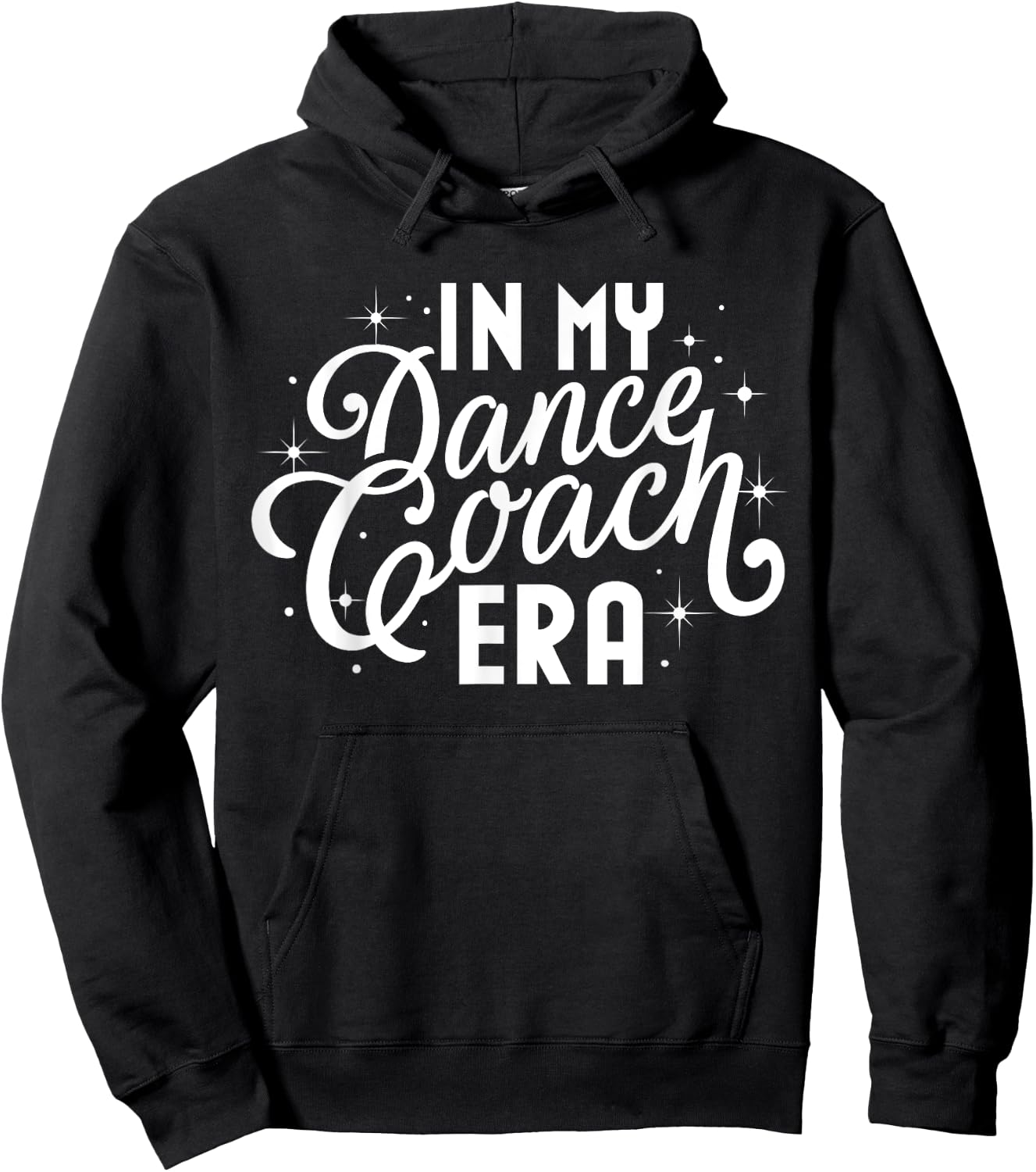 Retro In My Dance Coach Era Back To School sport coaching Hoodie - Hoodie | Black