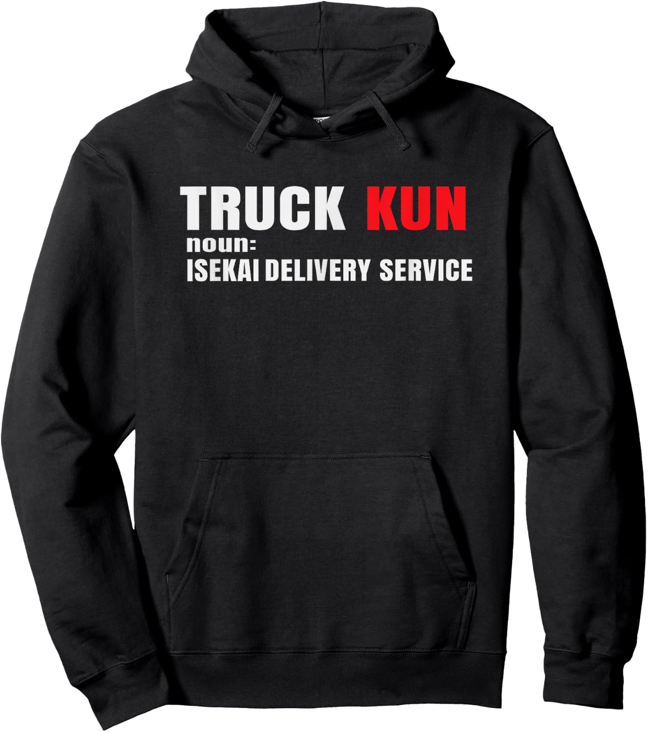 Funny Anime Isekai Lovers Merch Truck Kun Teen Boys Otaku Hoodie - Hoodie | Black