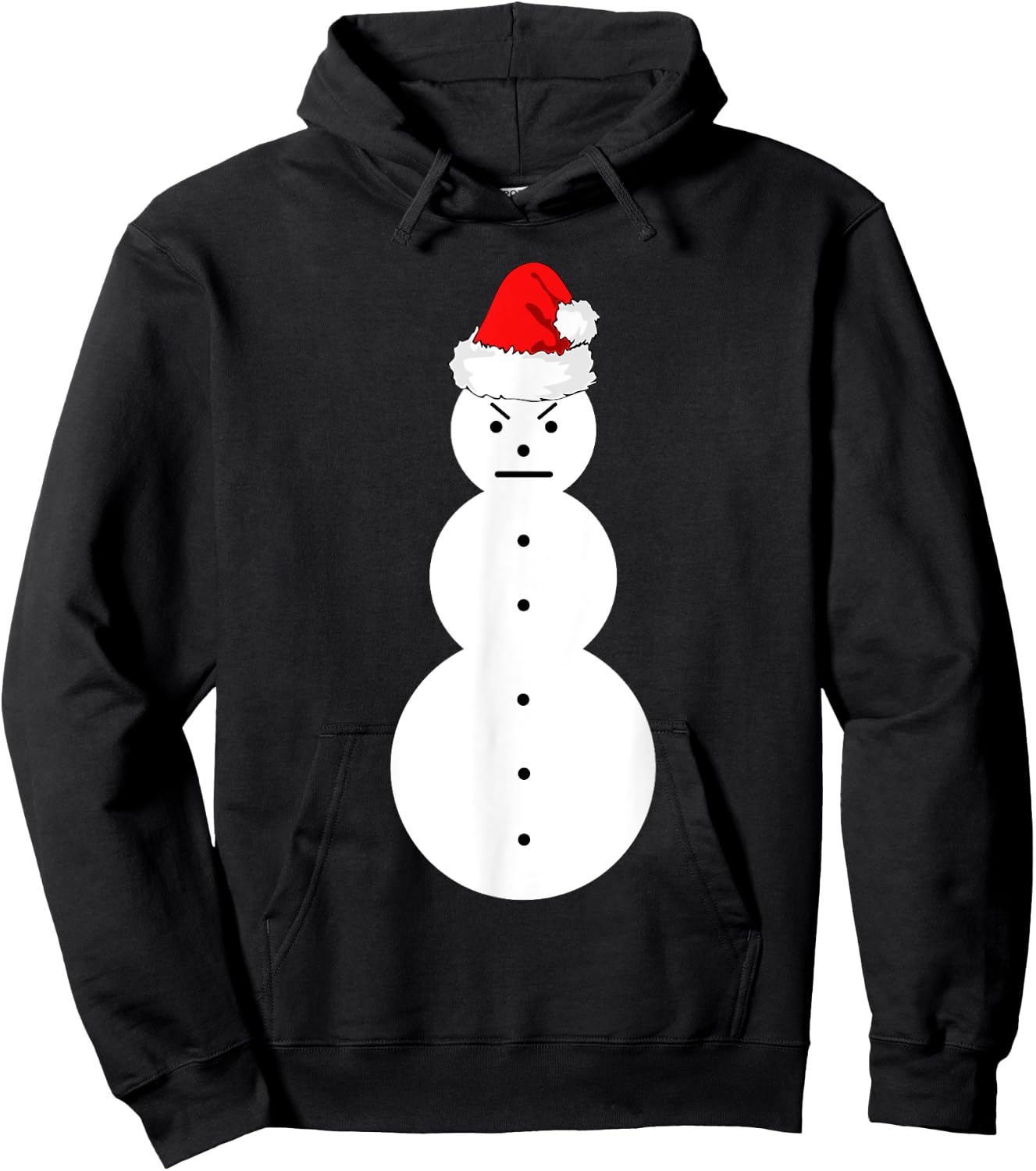 jeezy snowman Santa hat Christmas shirt Hoodie - Hoodie | Black