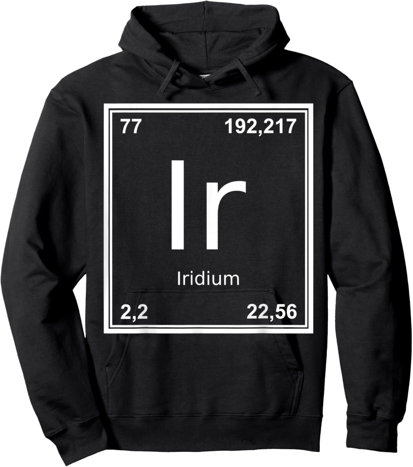 Iridium Symbol Costume Hoodie - Hoodie | Black