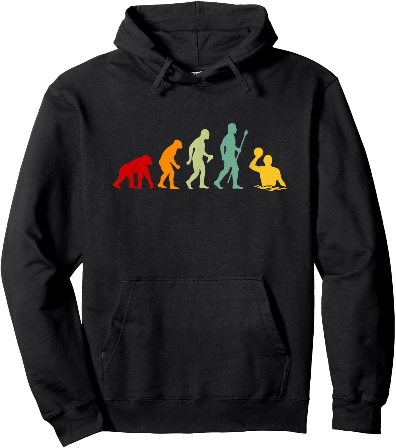 Evolution Water Polo Funny Water Polo Player Hoodie - Hoodie | Black