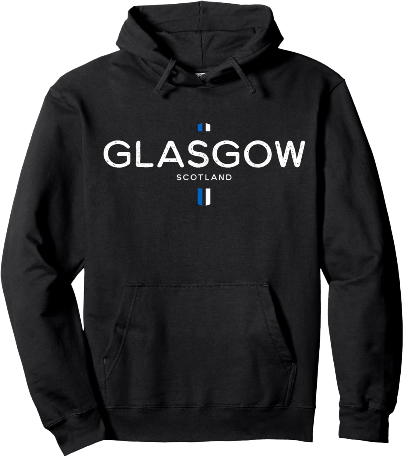 Glasgow Scotland United Kingdom UK Retro Vintage Hoodie - Hoodie | Black